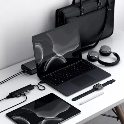 Satechi USB-C Slim Multiport With Ethernet Adapter (V3) (Space Grey) - Digital3d.com.au